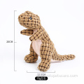 Popular dinosaur style plush dog pet squeaky toy